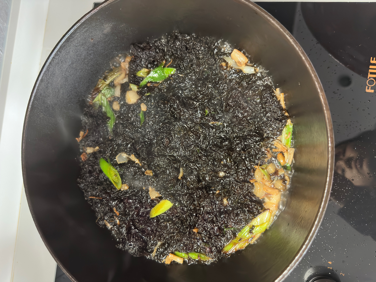 平潭海蛎煮紫菜的做法 步骤6