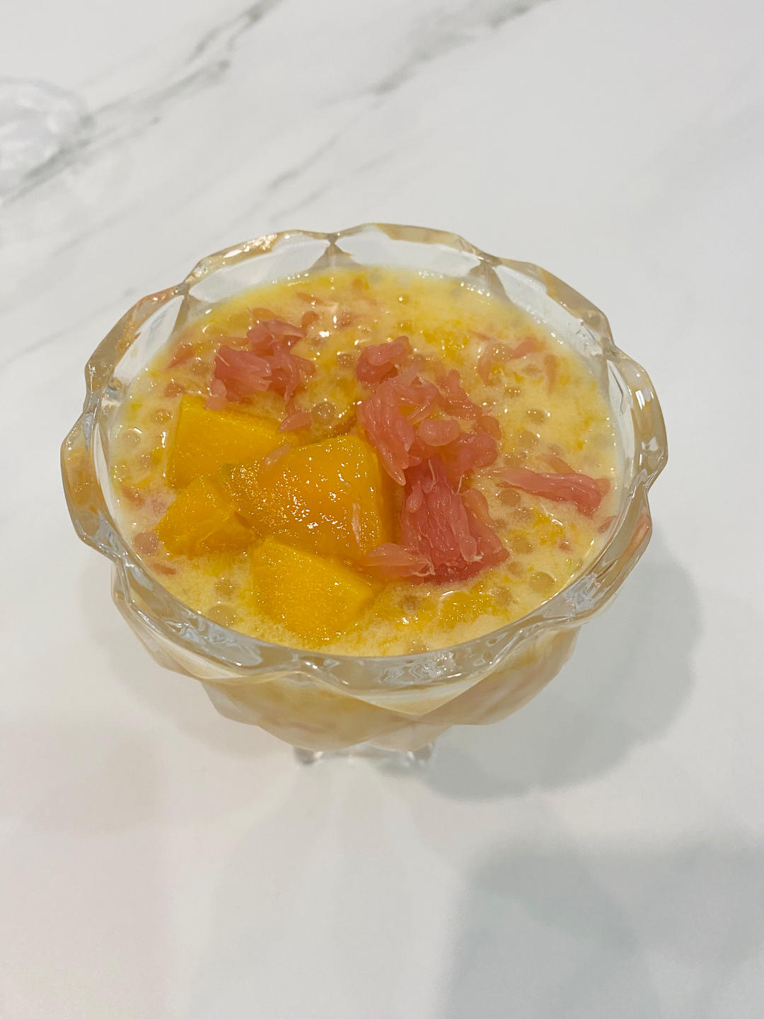 自己做的杨枝甘露秒杀外面的一切甜品店啊，巨好喝！！