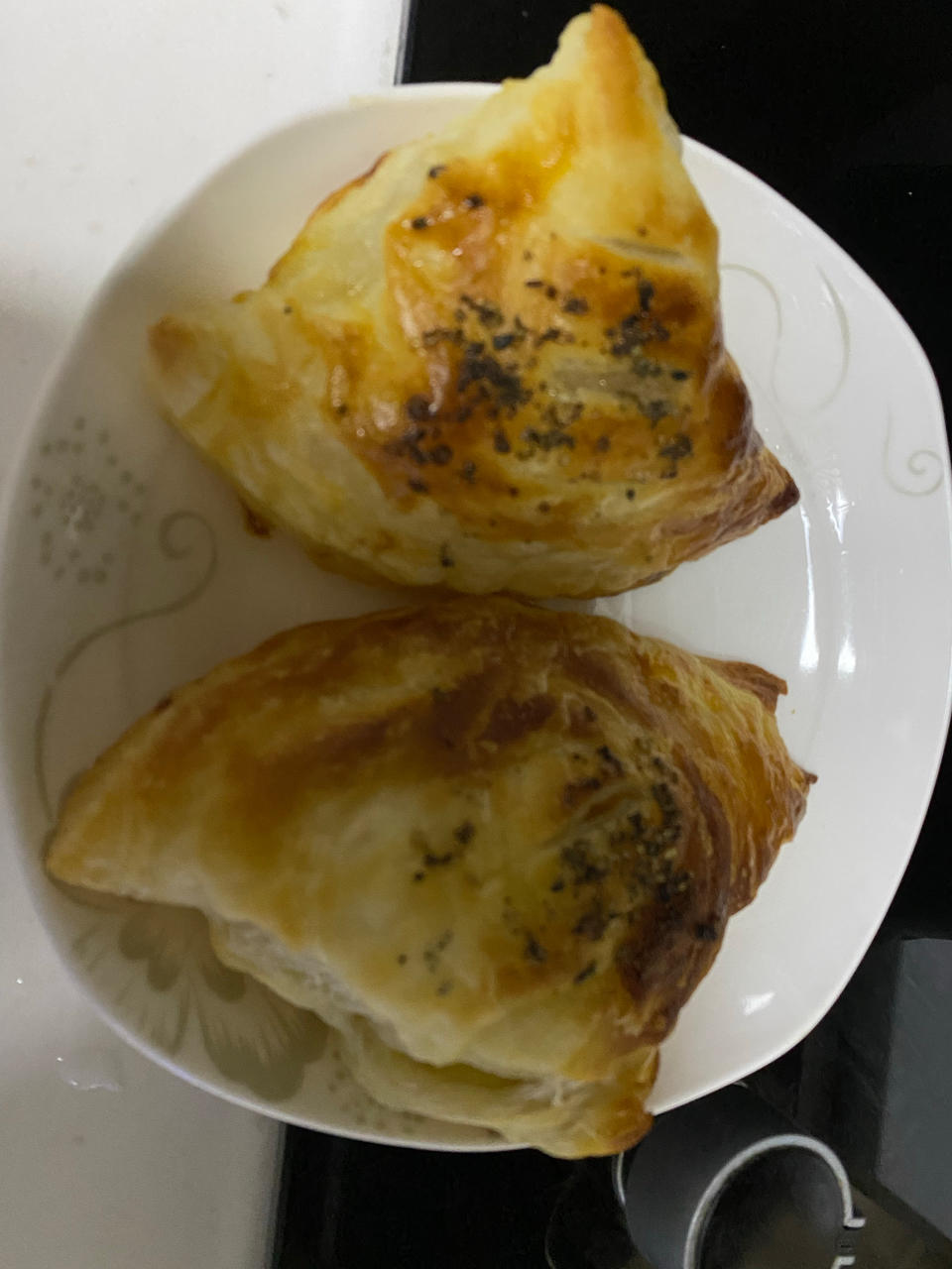 香蕉芝士派（手抓饼版）