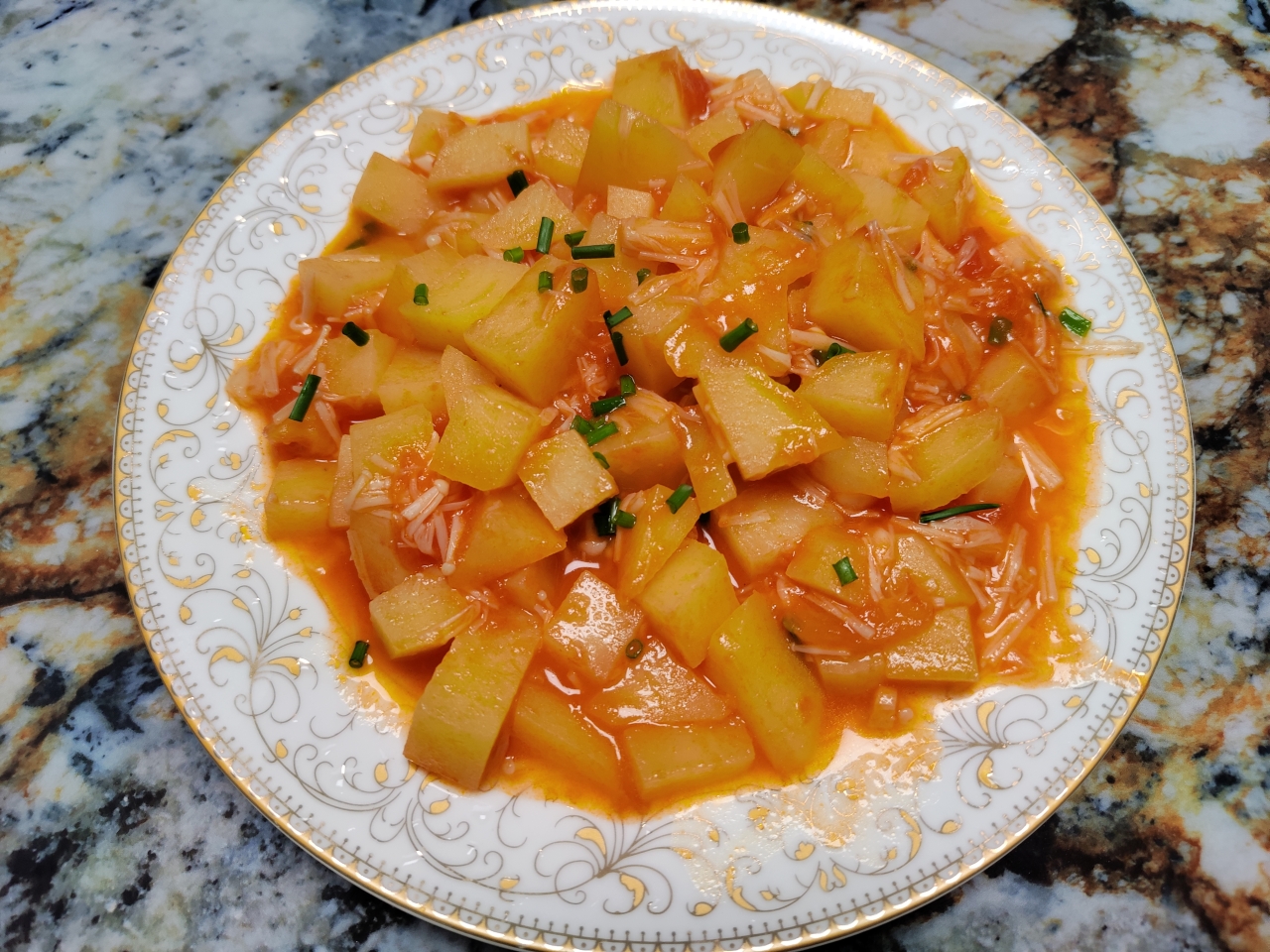 番茄炖土豆的做法