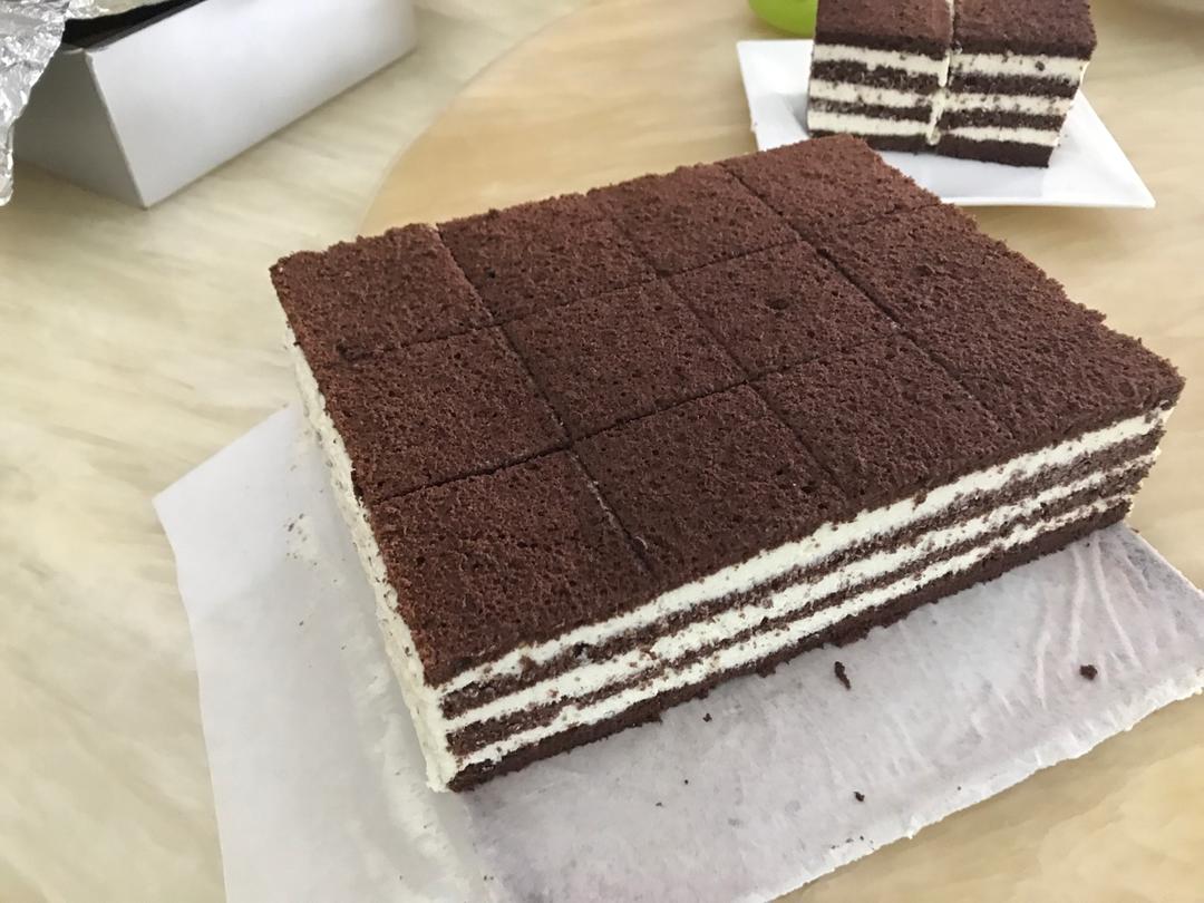 只做娃爱吃的做的奶酪夹心巧克力蛋糕(君之配方)