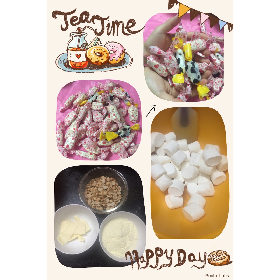 《Tinrry+》牛轧糖（棉花糖版）（简单好吃、送礼必备）