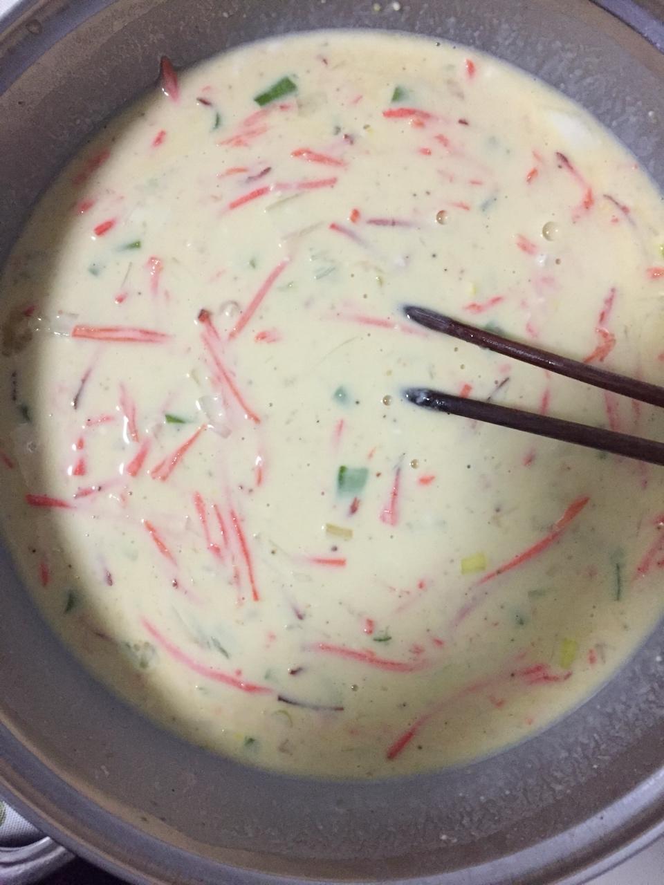 葱花胡萝卜鸡蛋饼
