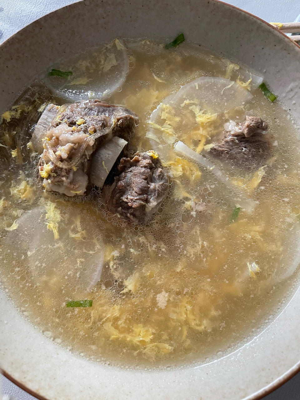 超详细·韩式牛排汤 [GALBI TANG]