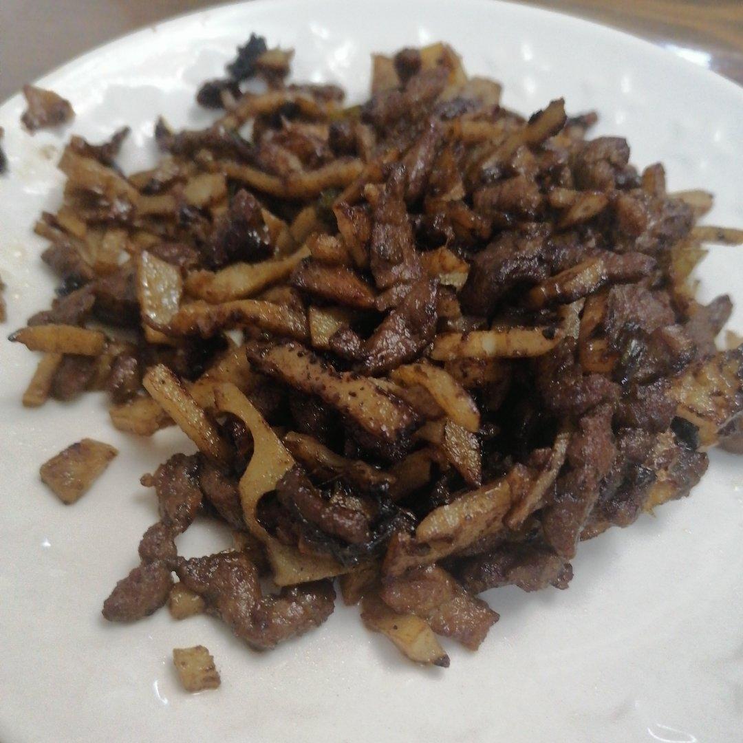 老爸私房菜-藕丝炒肉