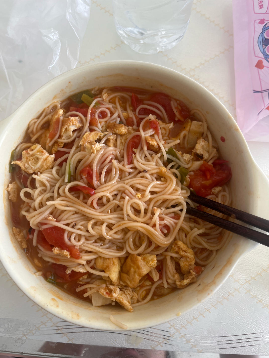 放弃清淡的挂面｜来份番茄鸡蛋浓汤面