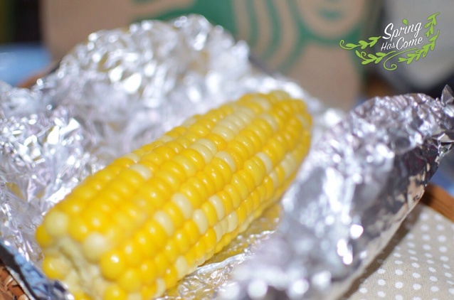 奶香烤玉米