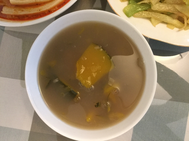南瓜绿豆薏仁粥