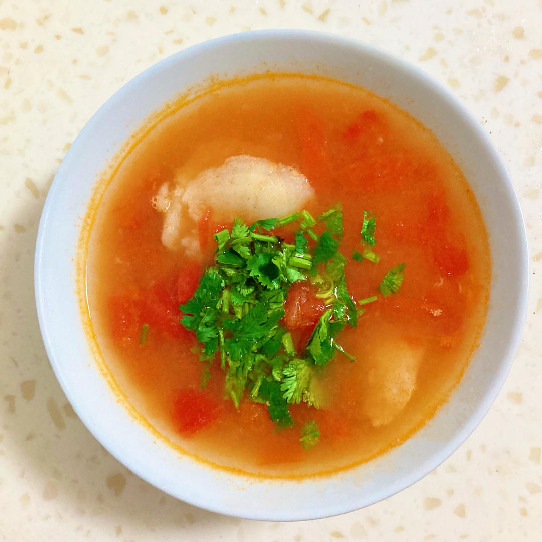 低脂食谱🌟番茄龙利鱼汤🌟低热量高蛋白