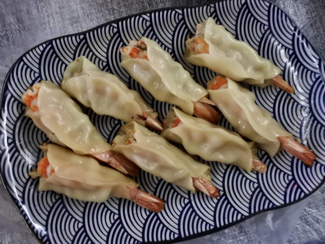 酥脆鲜虾锅贴