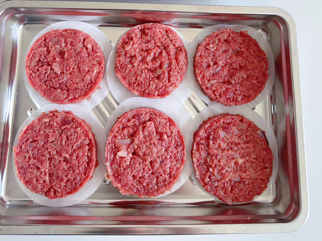 自制牛肉饼（汉堡好搭档）