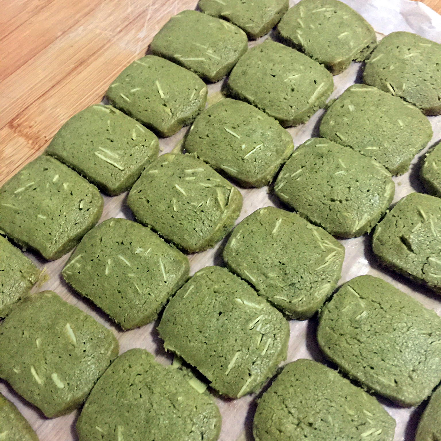 抹茶杏仁饼干