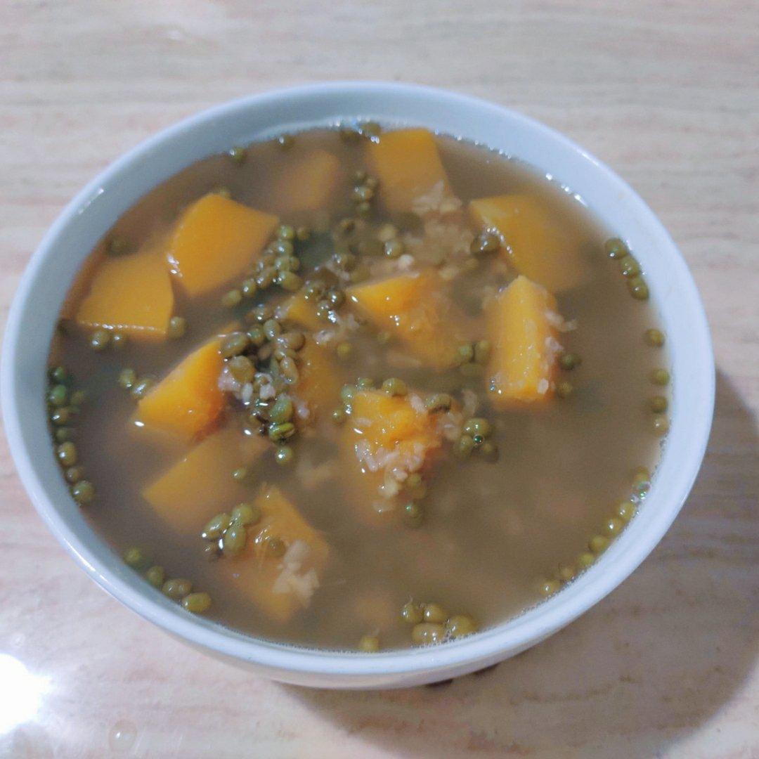南瓜绿豆汤
