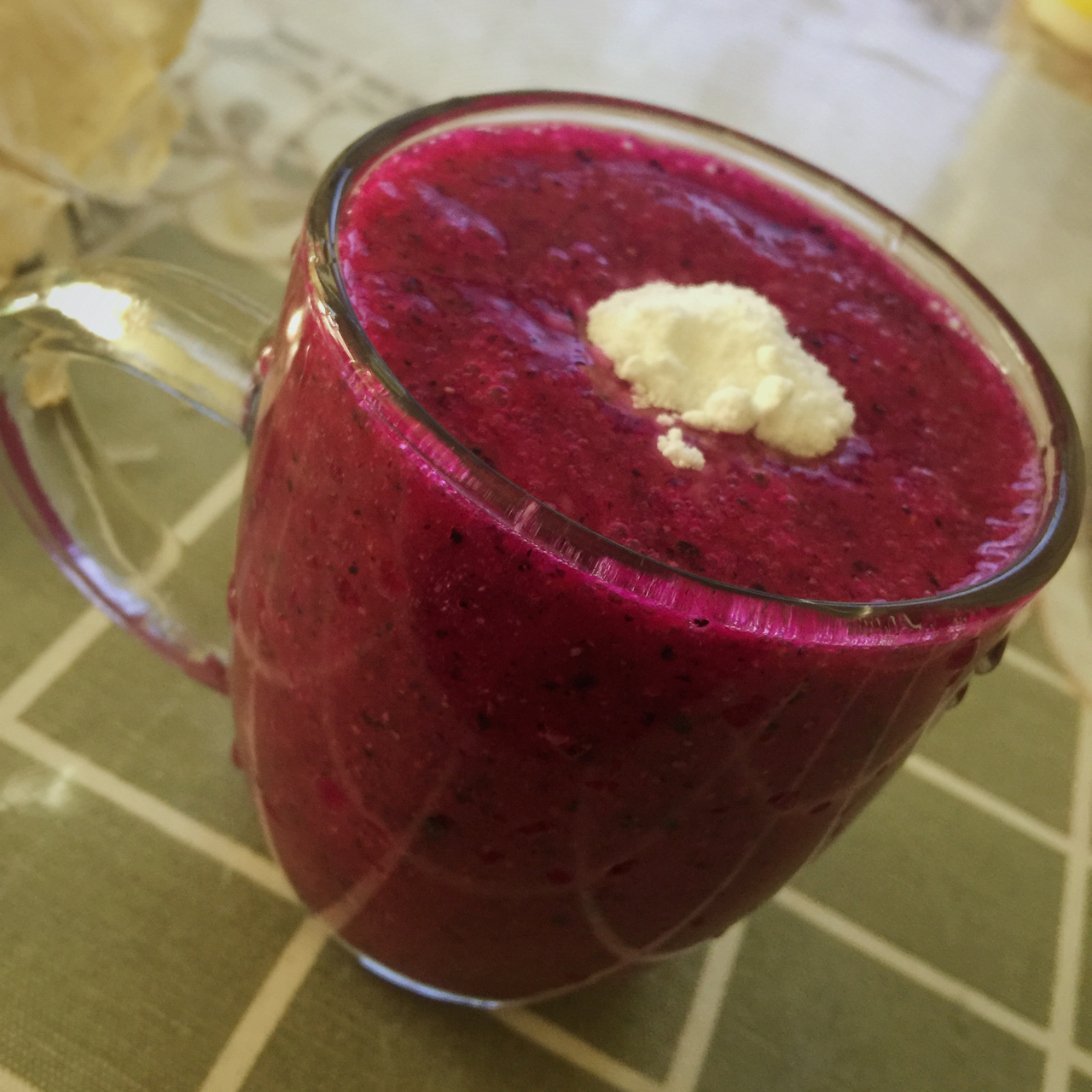 顾雨婷儿做的火龙果汁