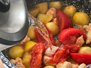 减脂红烧西红柿土豆鸡胸肉的做法 步骤11
