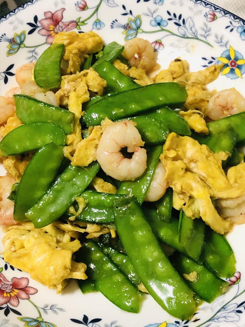 荷兰豆炒鸡蛋