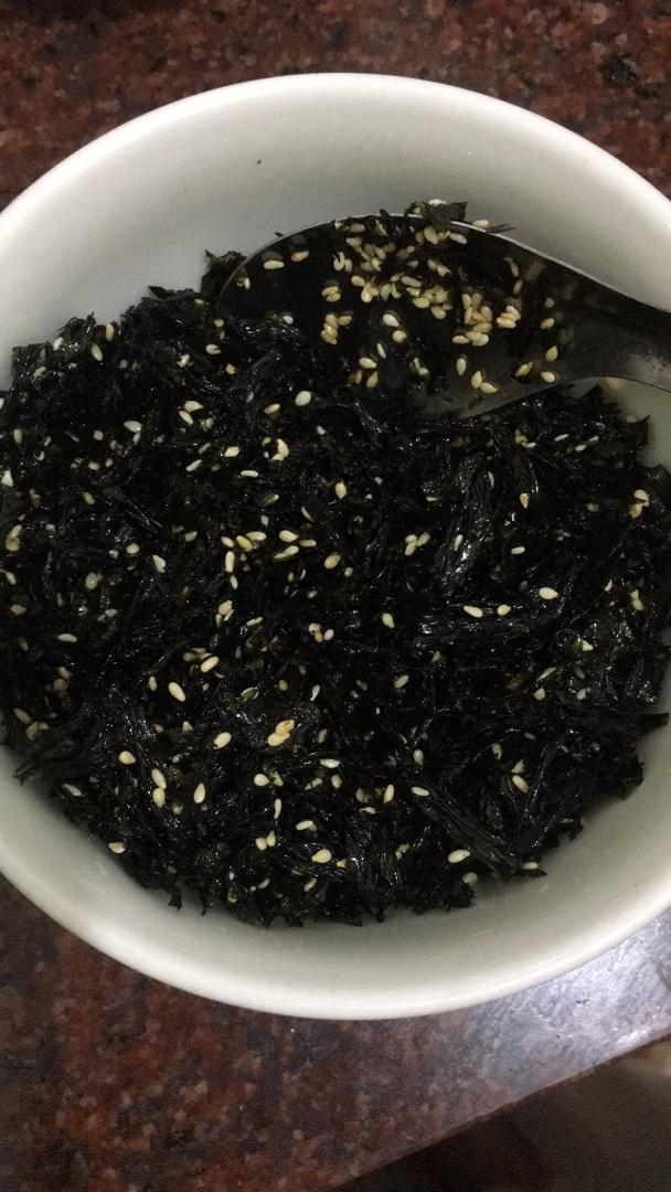 用紫菜做海苔【芝麻海苔碎】超级简单