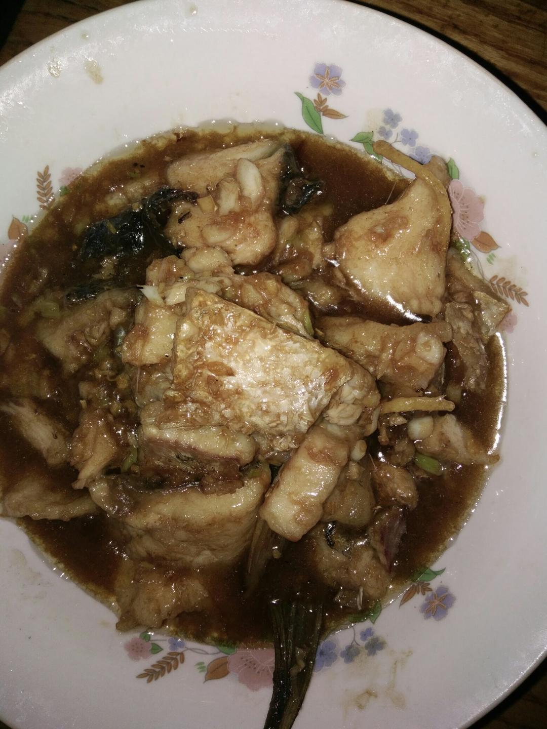 红烧鱼块