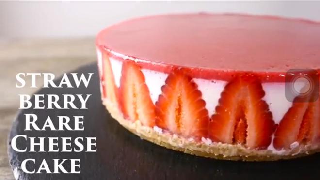 无烤箱版草莓芝士蛋糕的做法