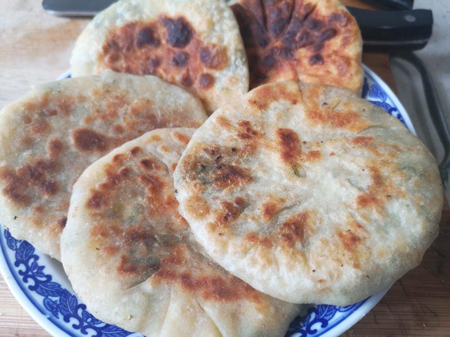 薄皮韭菜饼