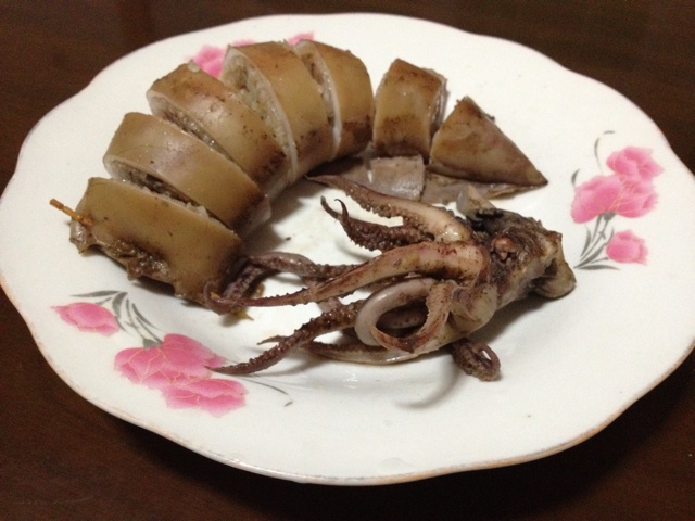 鱿鱼米肠