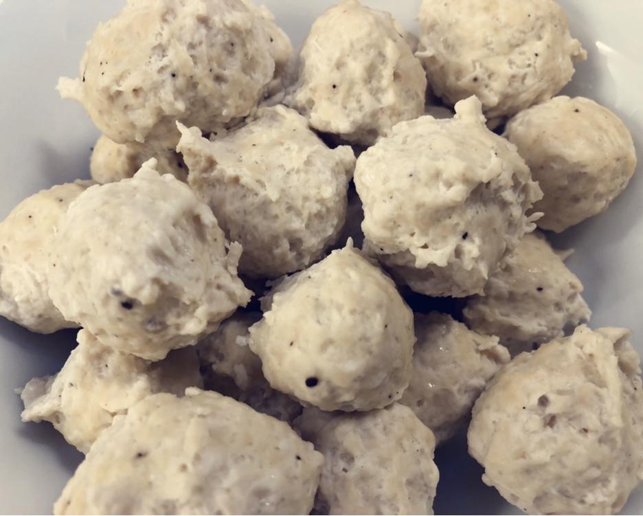 高蛋白低卡鸡肉丸子（无碳水版）增肌减脂必备！！！120kcal/100g