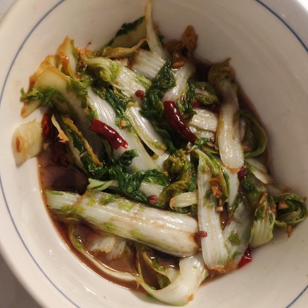 炝炒小白菜（脆爽）
