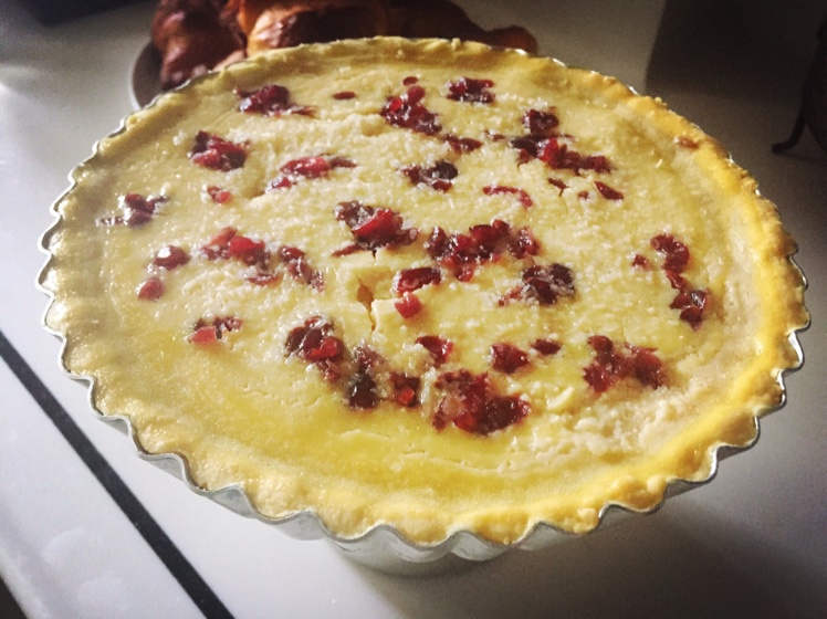 蔓越莓椰香芝士派