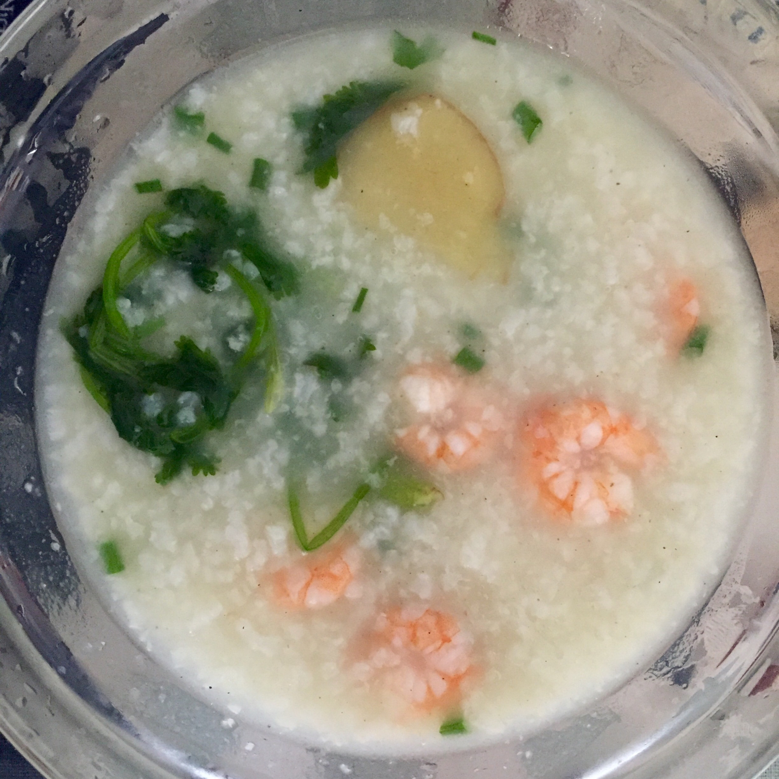 蔬菜虾仁粥