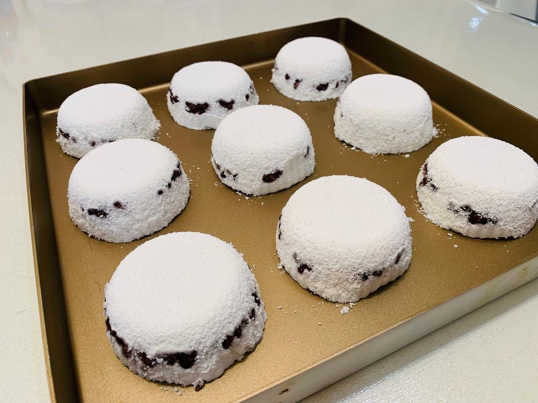 红豆雪蒸糕