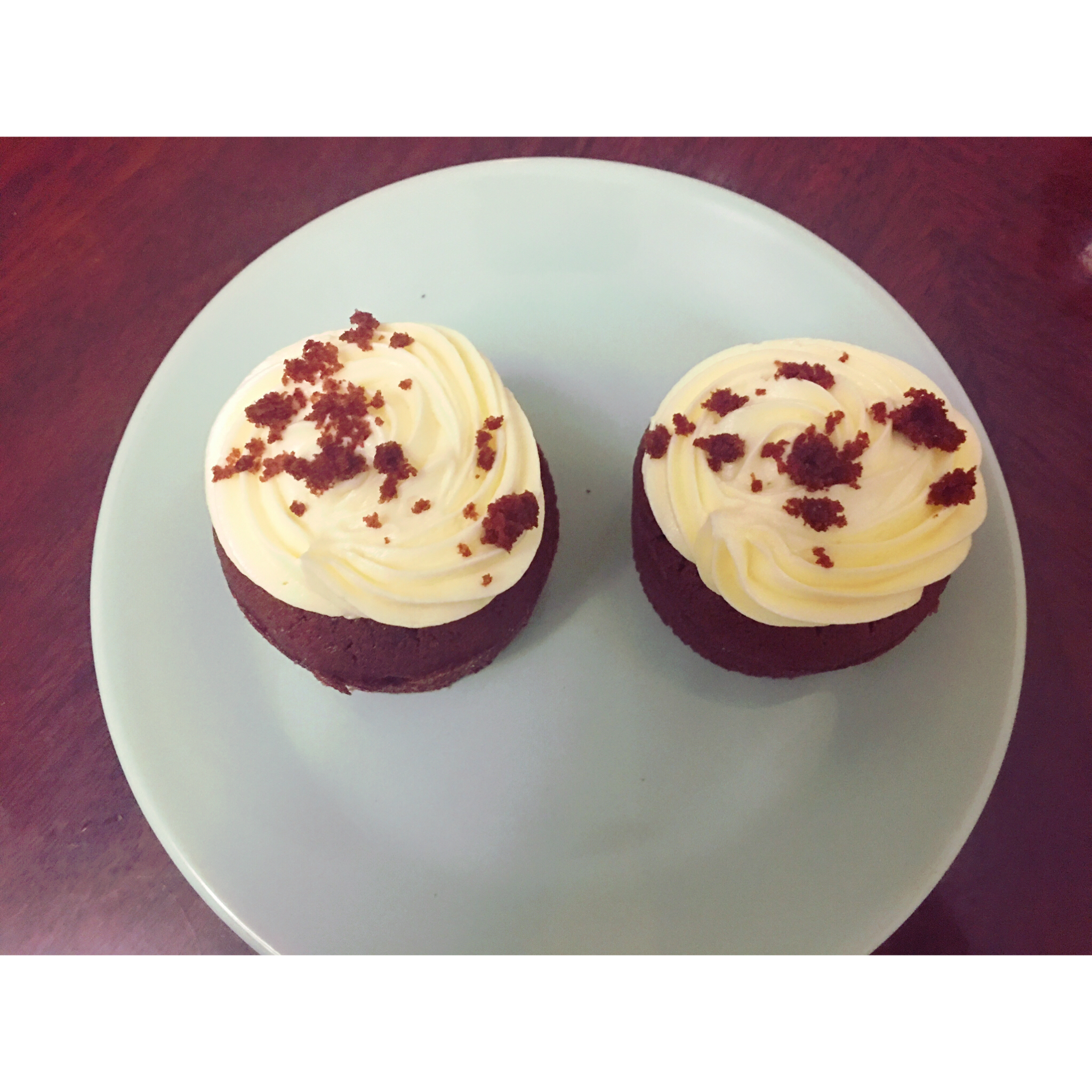 传统红丝绒杯子蛋糕（极软无泡打粉）Red velvet cupcake