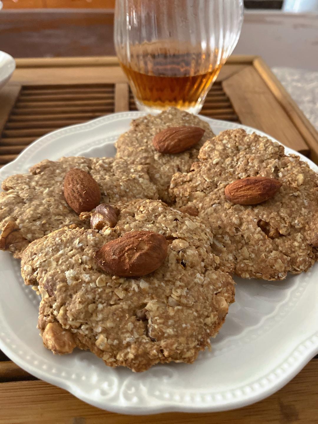 低糖全麦燕麦饼干