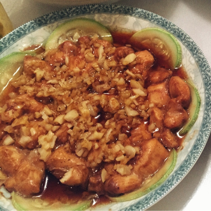 蒜蓉蒸鸡胸（鸡腿）