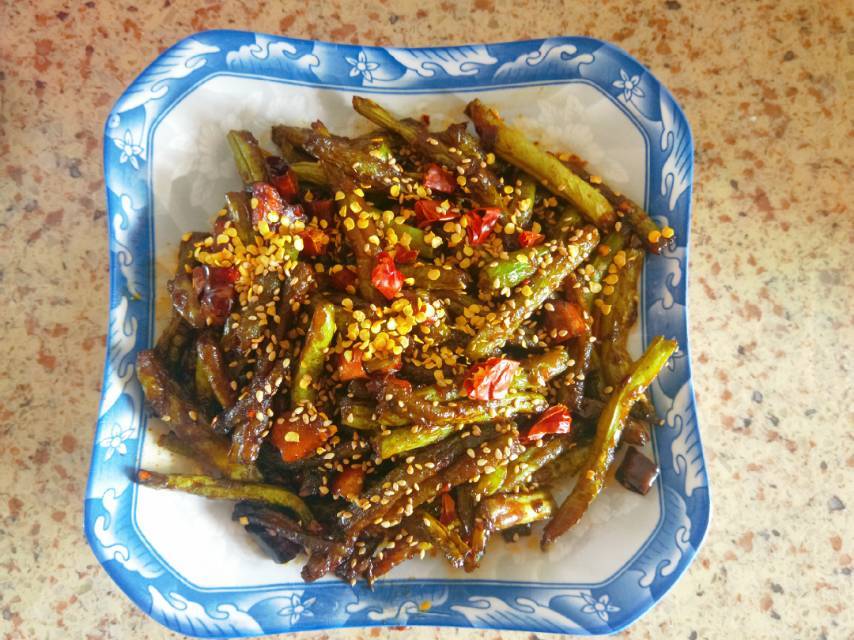 空气炸锅版干煸豆角