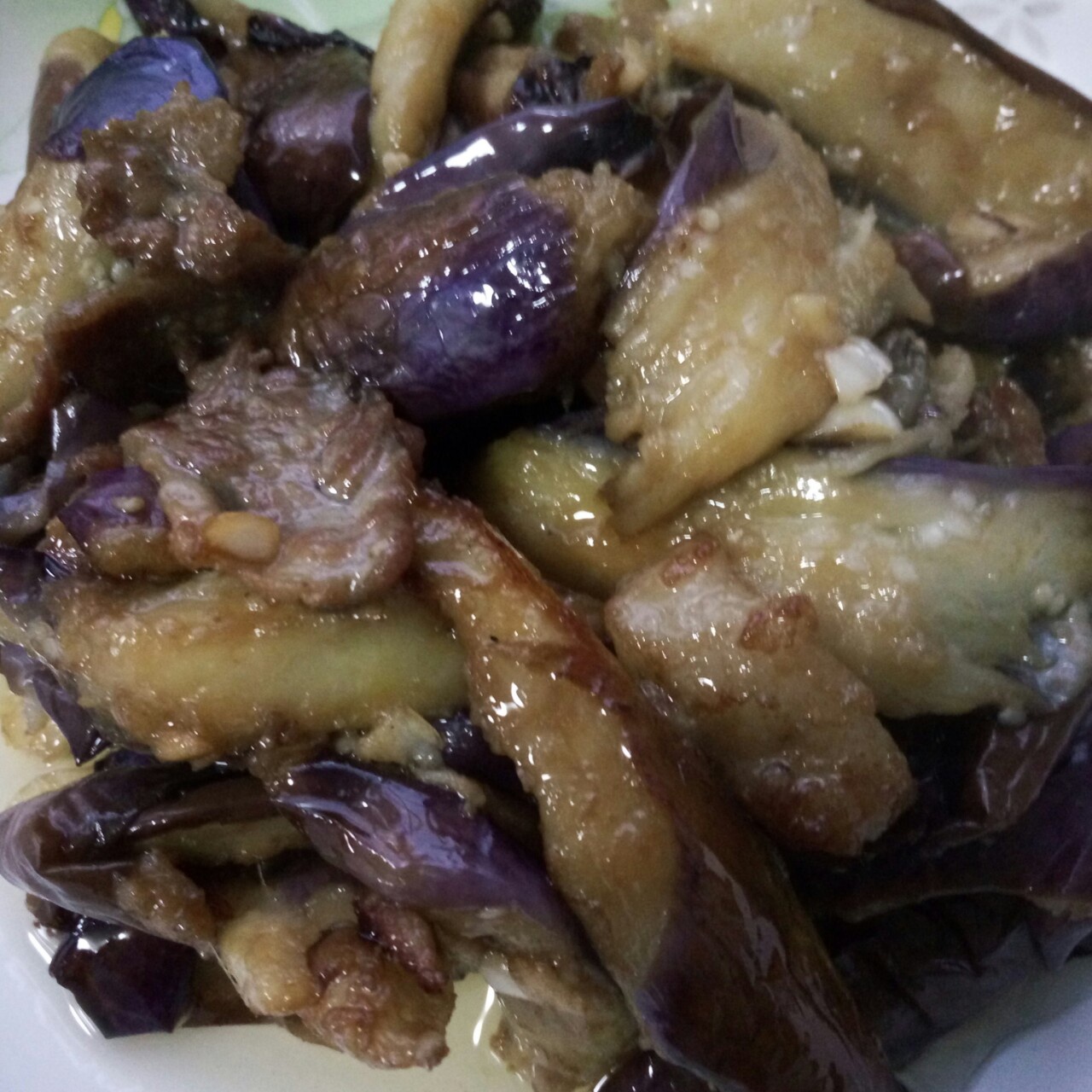 老丁的私房菜-油焖茄子