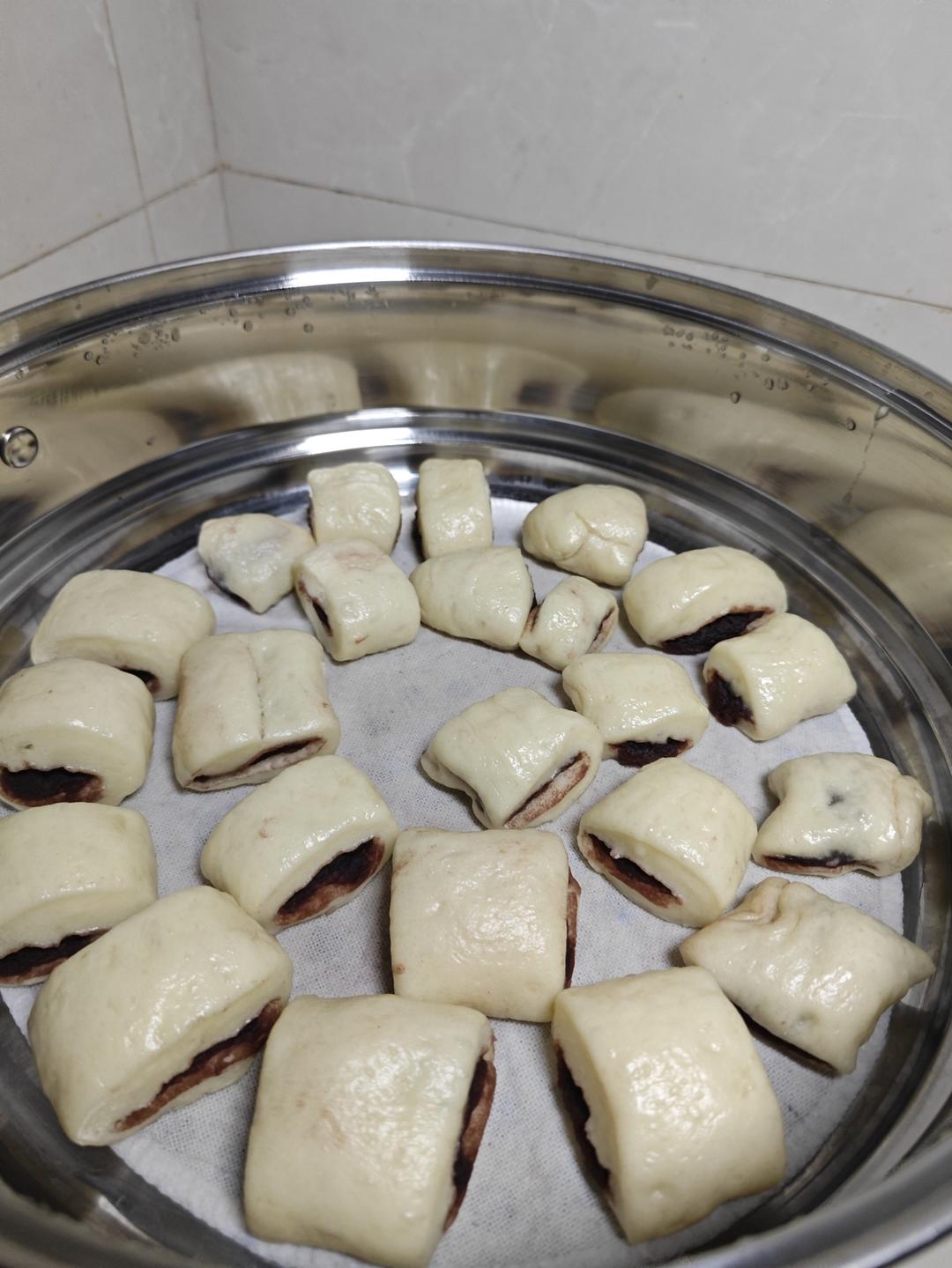 🔥小盆友抢着吃的豆沙小馒头，附视频详细操作！