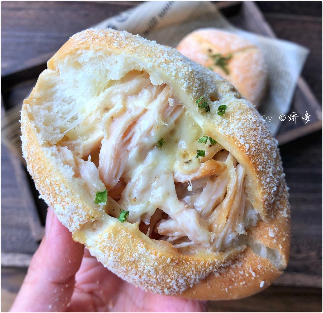 芝士熏鸡面包（万用方子）