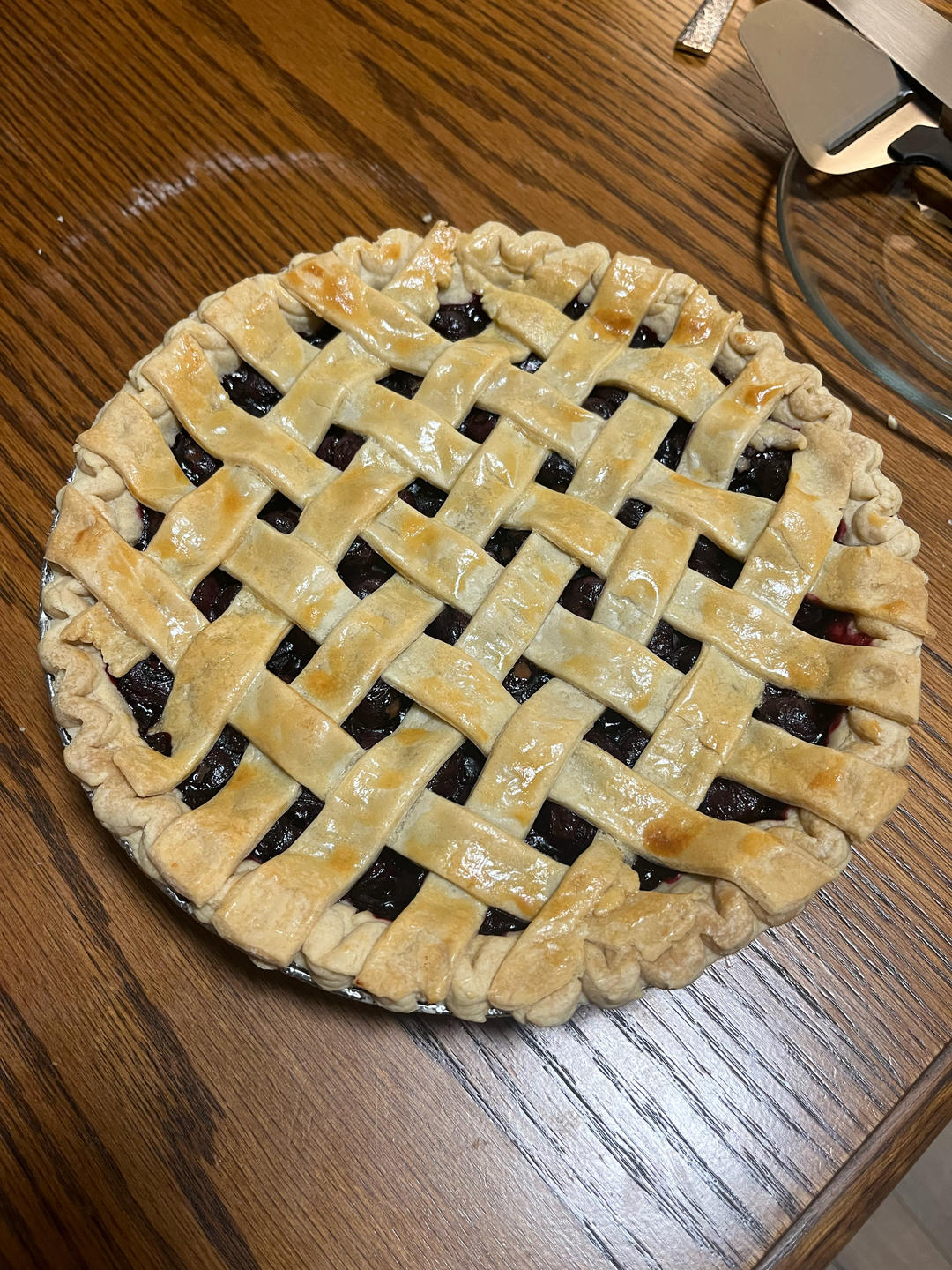 经典蓝莓派🫐Classic Blueberry pie