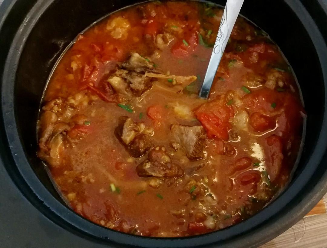 老丁的私房菜-番茄牛腩煲