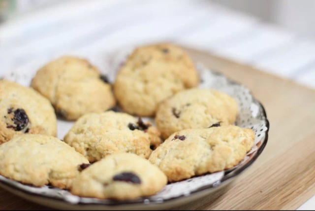 无蛋奶版蔓越莓司康