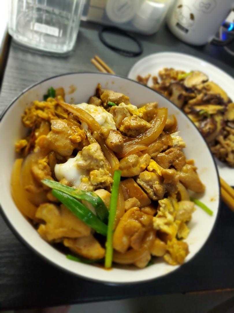亲子丼-目前我做得最好吃的版本