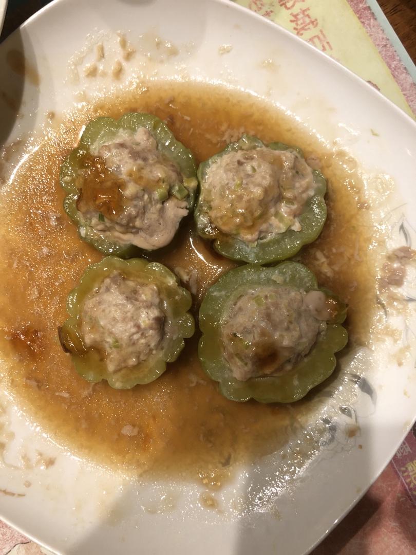 清热解馋的苦瓜酿肉