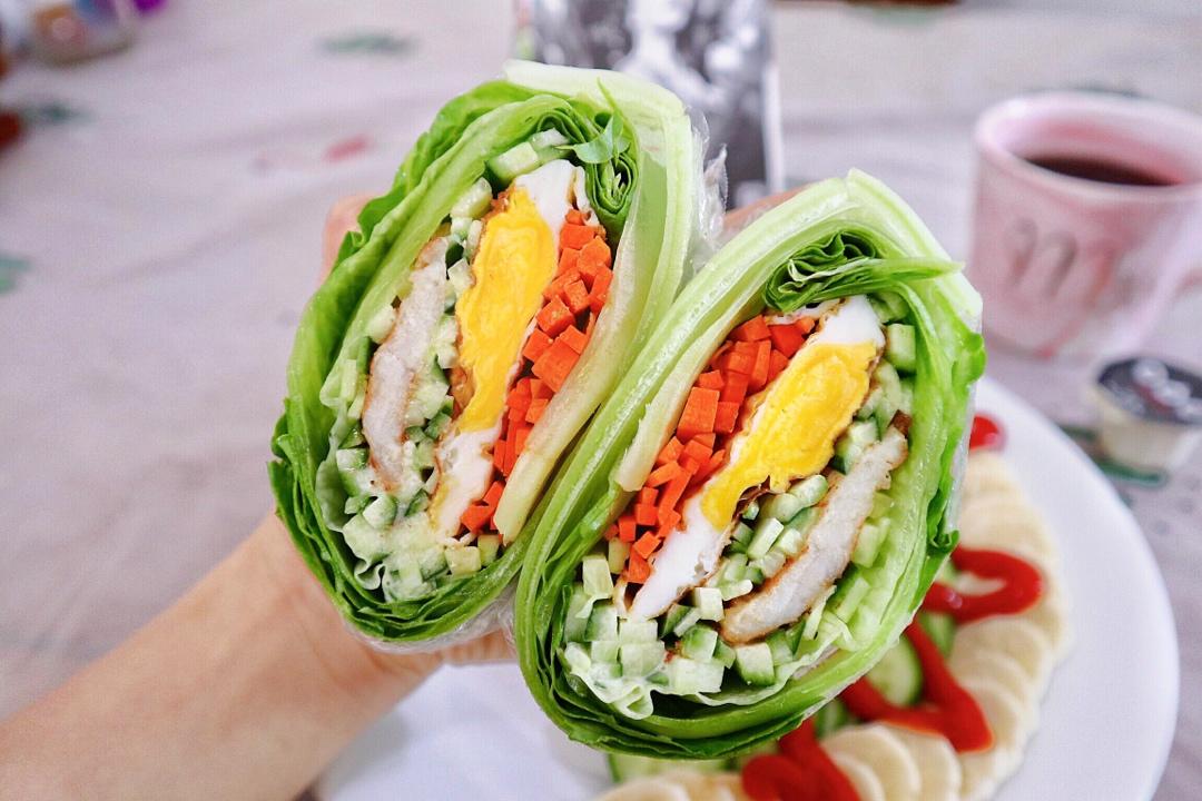 好吃不长肉的关晓彤同款🥬蔬菜三明治