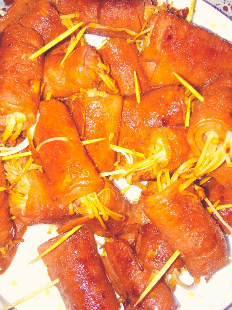 金针菇培根卷