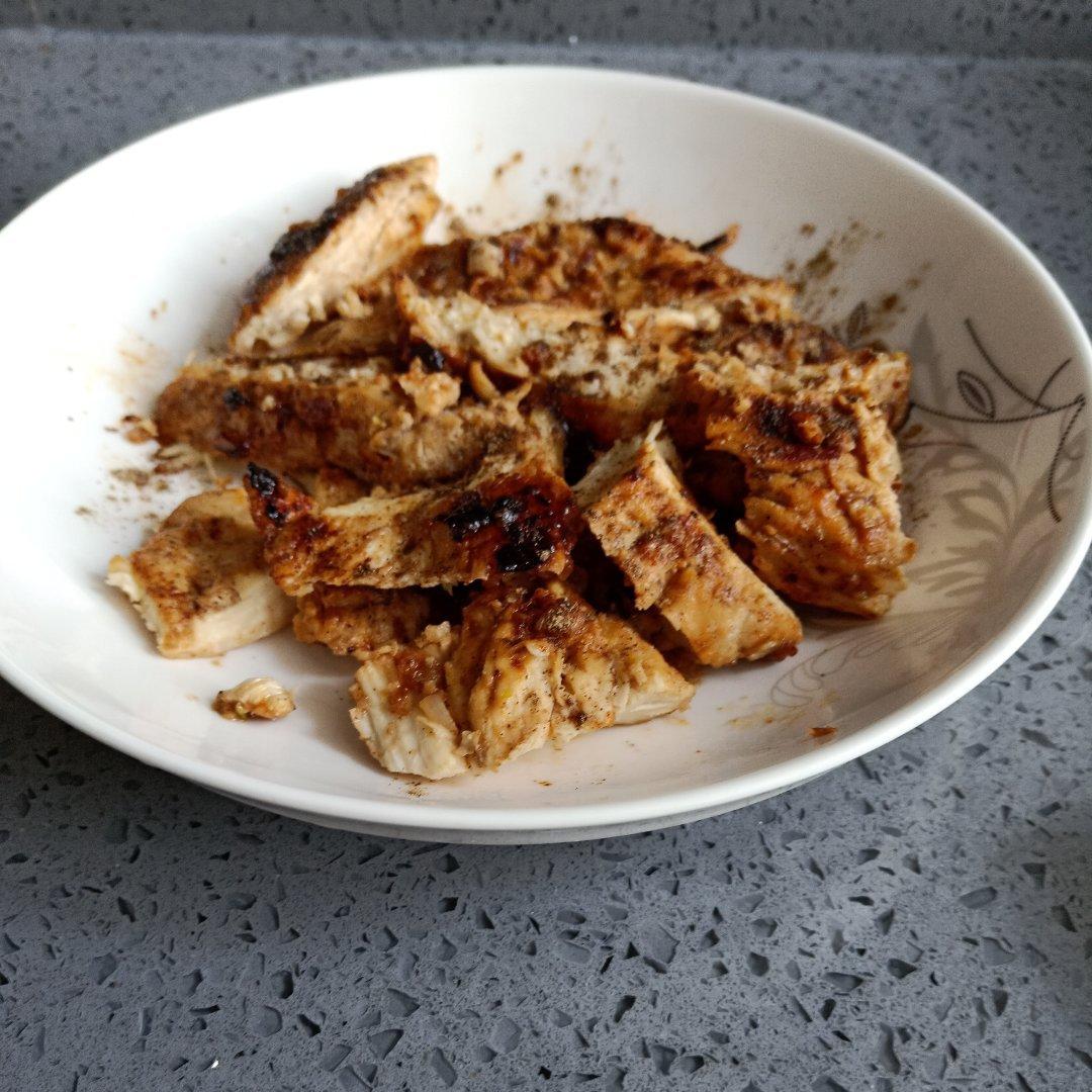 酷炫屌炸天好吃的煎鸡胸肉（香蒜蜂蜜煎鸡胸肉）