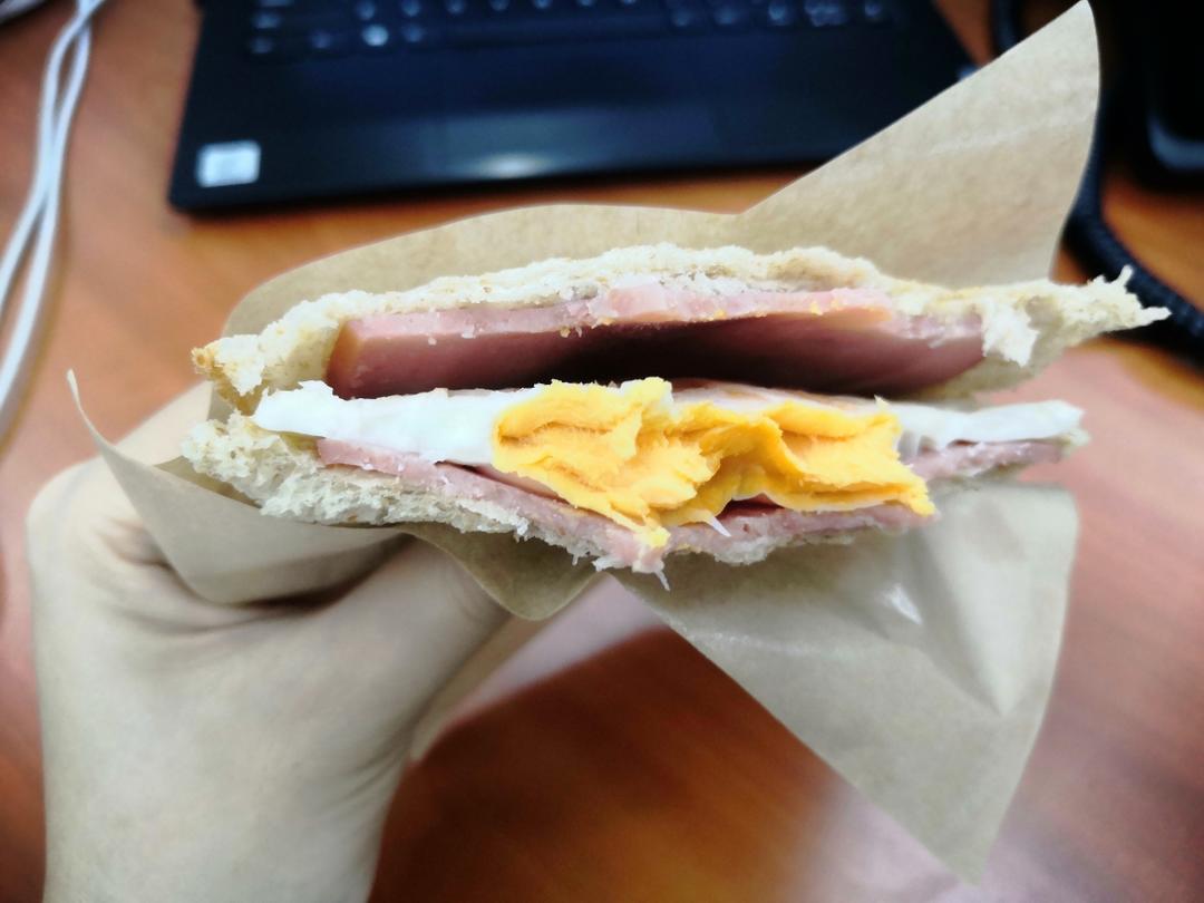 Bruno流心蛋黄火腿三明治