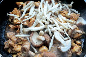 蘑菇爆炒鸡块 鲜美的蘑菇和香浓的鸡肉完美融合 经典的宴客大菜的做法 步骤8