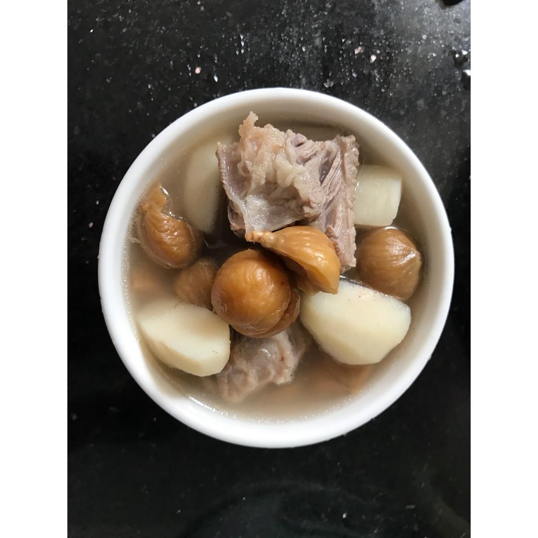 板栗排骨汤