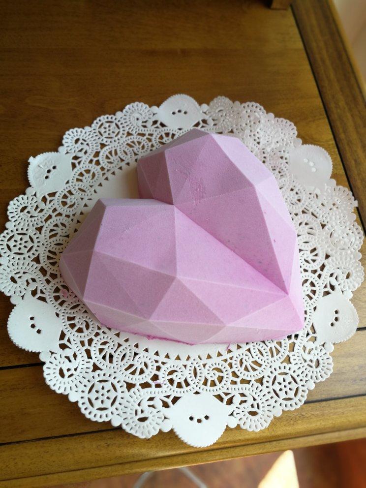 💎钻石心形火龙果慕斯💎