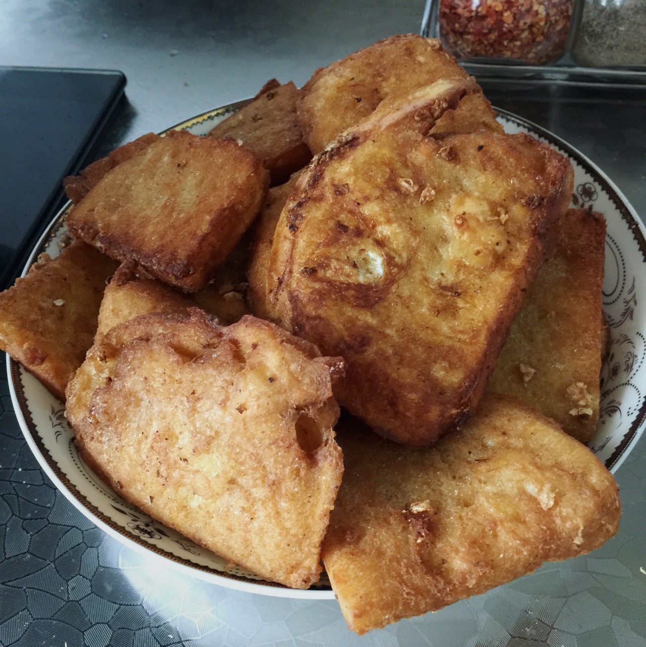 金炸馒头片